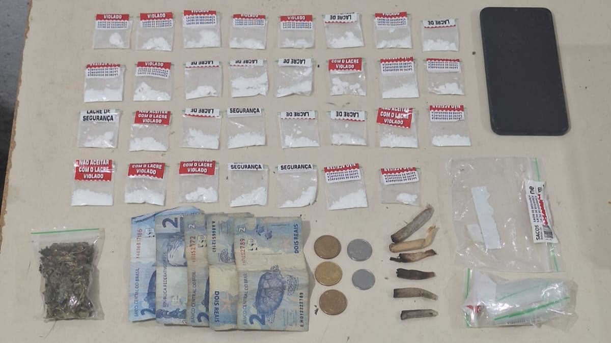 Suspeito é preso por tráfico de drogas em Itapema após tentar fugir da polícia
