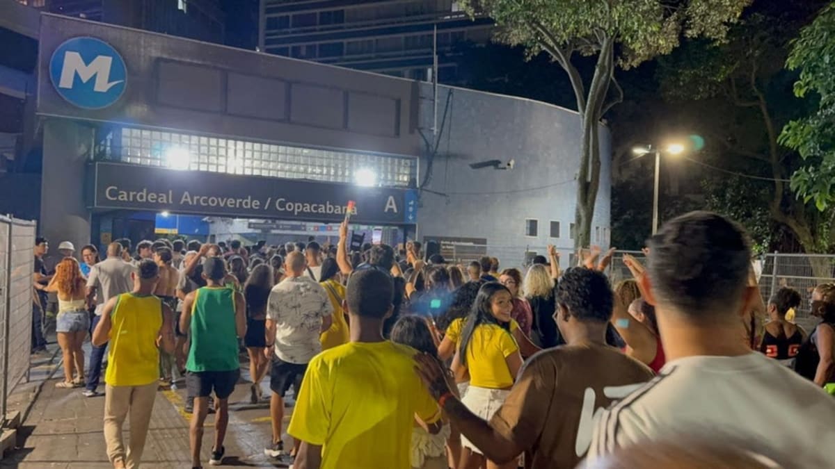 MetrôRio registra mais de 165 mil movimentações em Copacabana durante show de Shakira