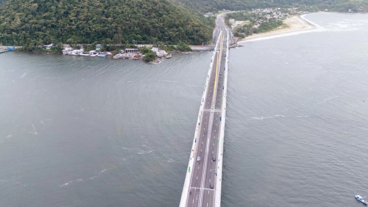 Ponte de Guaratuba começa a operar definitivamente para veículos