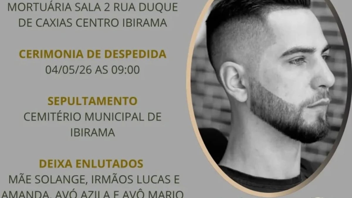 Motociclista morre em acidente em José Boiteux; despedida será em Ibirama