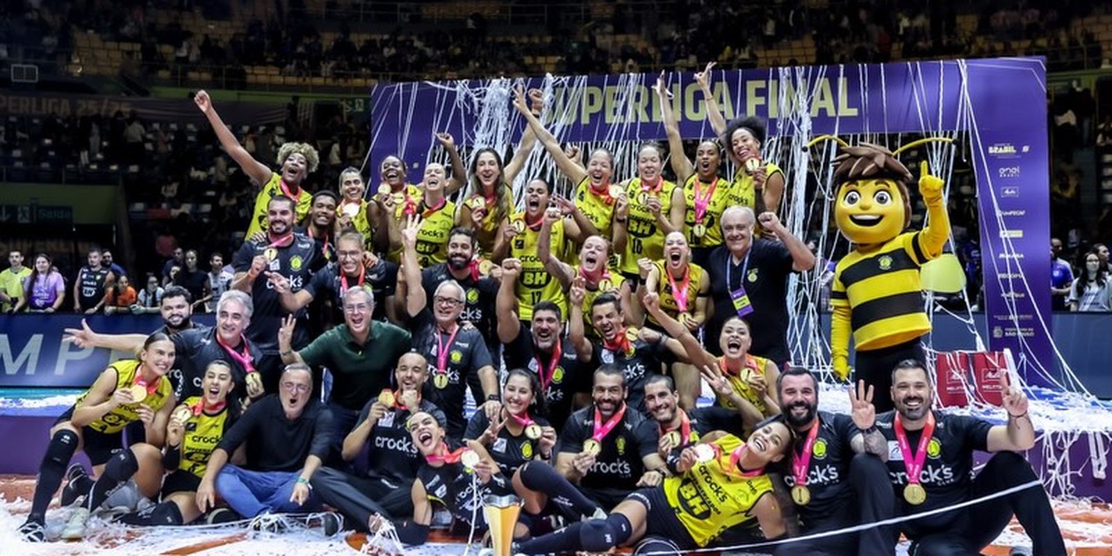 Dentil Praia Clube conquista Superliga Feminina de vôlei
