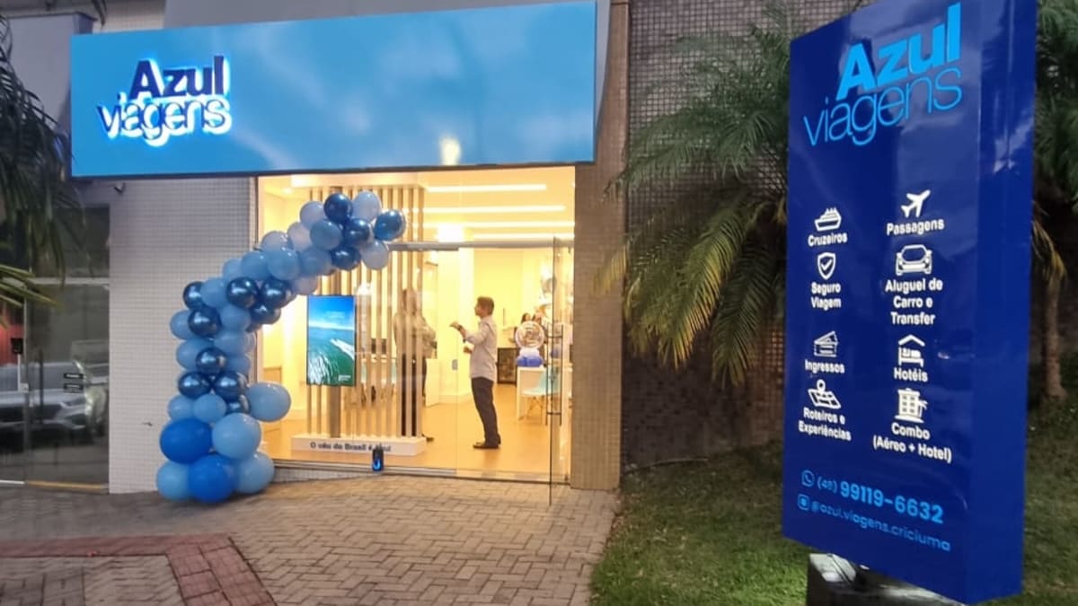 Azul Viagens inaugura loja em Criciúma para atender demanda do Sul de Santa Catarina