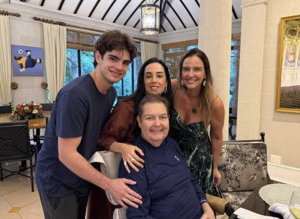 Filho de Faustão compartilha momentos da comemoração do aniversário do pai
