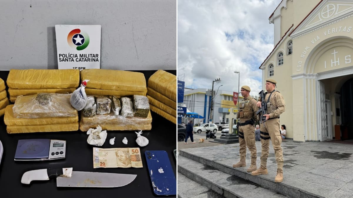 Polícia Militar intensifica ações e apreende drogas durante feriado em Balneário Camboriú e Camboriú