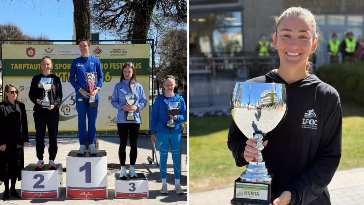 Atleta de Balneário Camboriú bate recorde brasileiro na marcha atlética na Lituânia