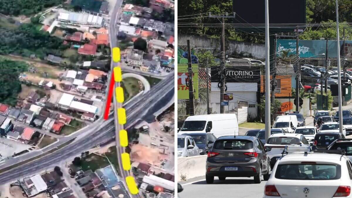 Acesso à SC-401 é bloqueado para obras em Florianópolis
