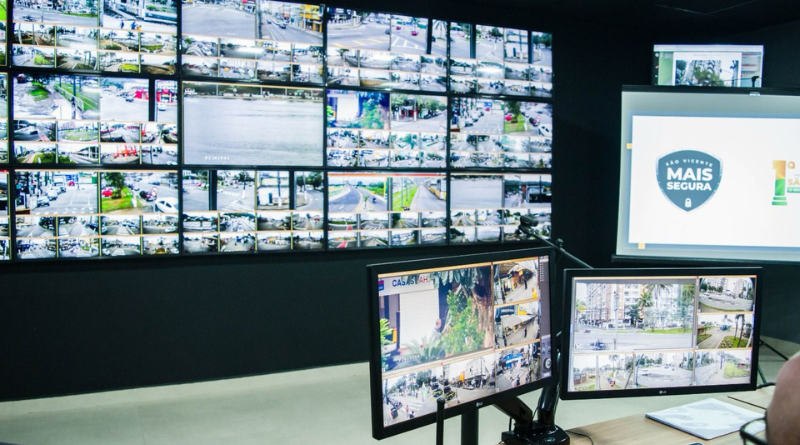 São Vicente amplia e moderniza sistema de monitoramento urbano com integração ao Muralha Paulista