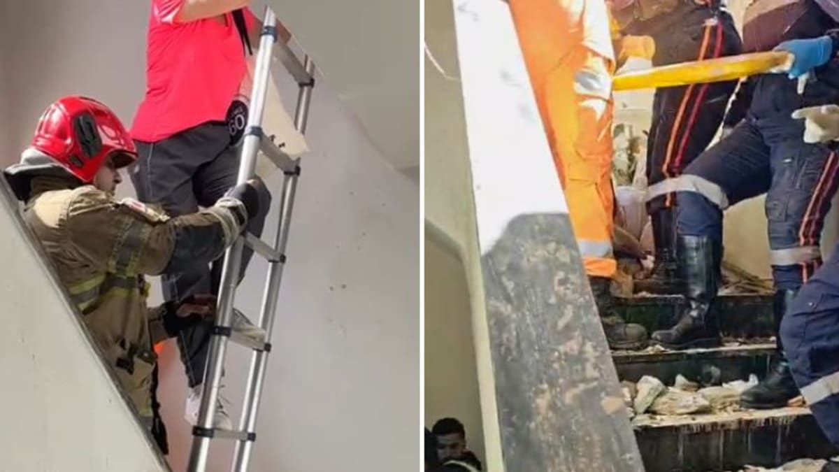 Moradores são resgatados após avião atingir prédio em Belo Horizonte