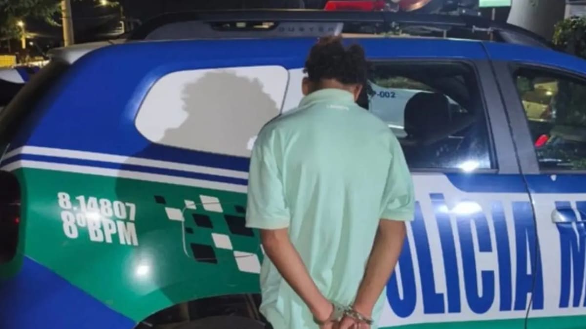 Jovem de 19 anos é preso após agredir mãe em Aparecida de Goiânia por briga sobre plantio de maconha