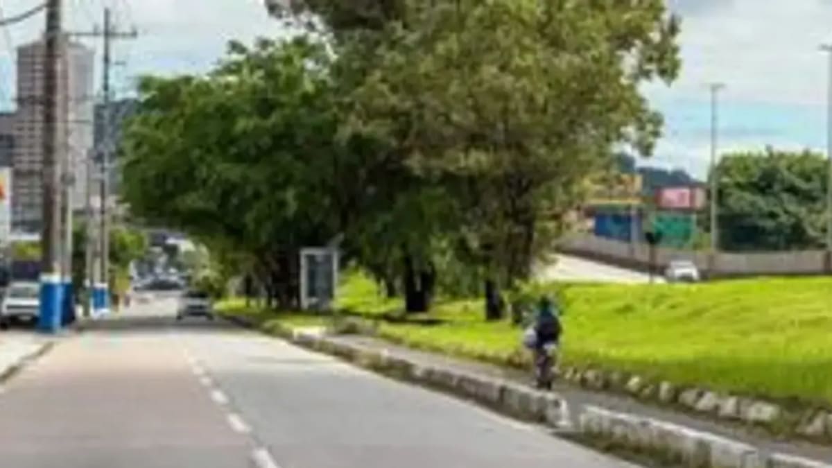 Prefeitura realiza manutenção nas vias marginais da BR-101 em Balneário Camboriú