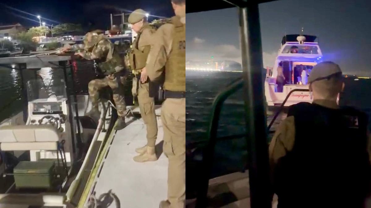 Operação em Balneário Camboriú combate perturbação do sossego em embarcações durante feriado
