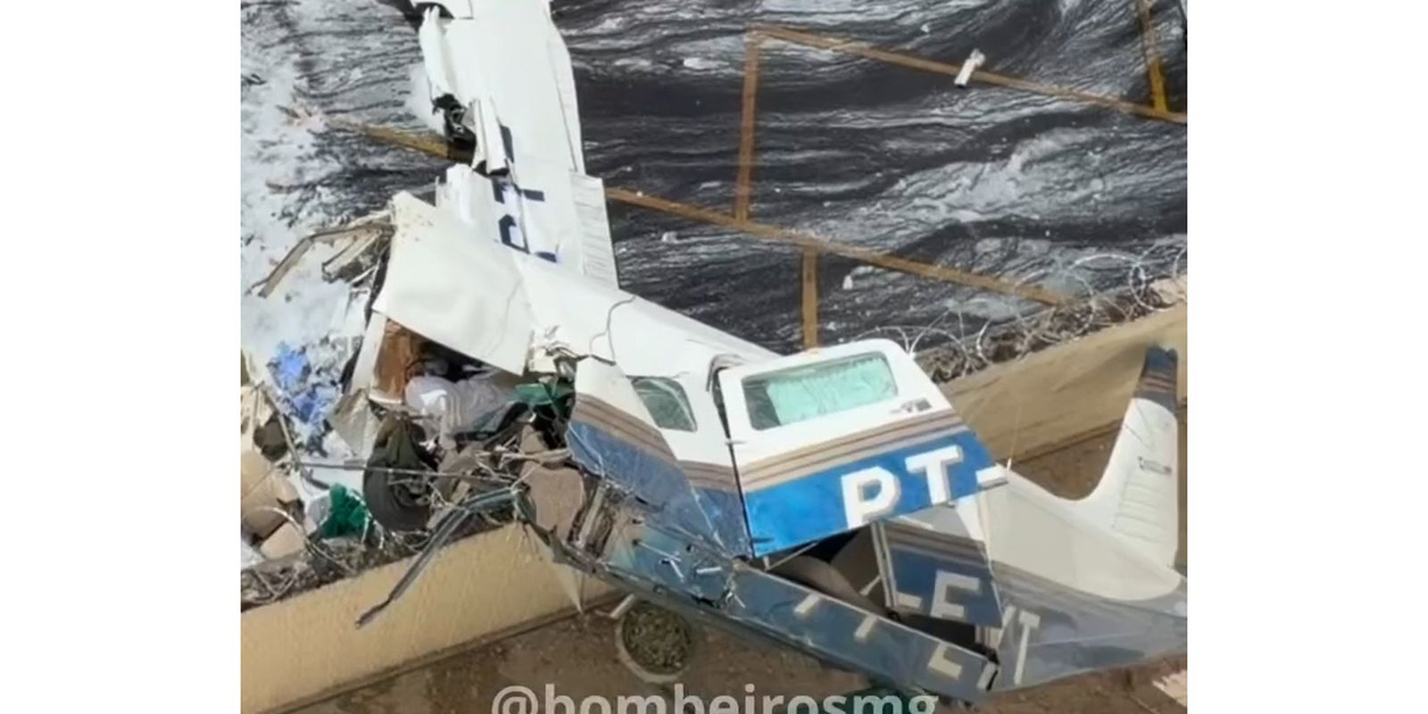 Acidente de avião em Belo Horizonte deixa duas mortes