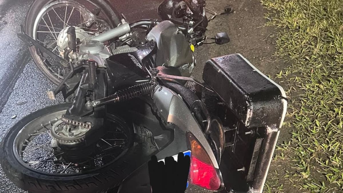 Motociclista fica ferido após colisão com carro em Criciúma