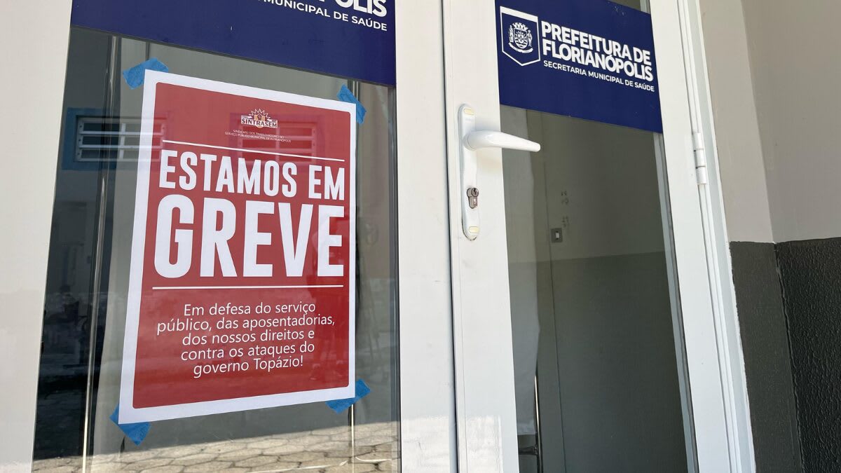 Greve em Florianópolis afeta saúde e educação nesta terça-feira
