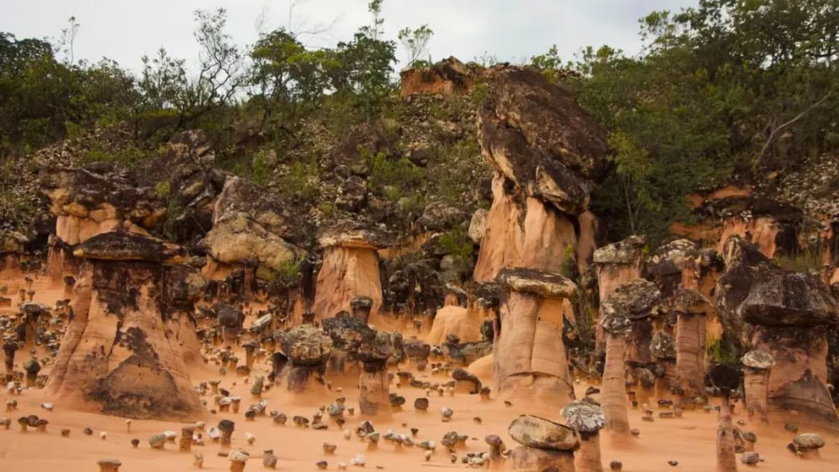 Comunidade em Campos Belos recebe capacitação para turismo em área de “chaminés de fada”