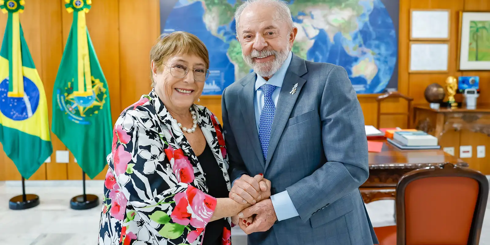 Lula recebe Michelle Bachelet para discutir liderança da ONU
