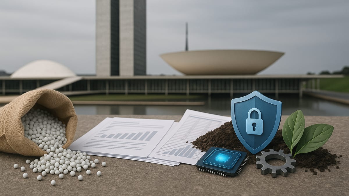 Câmara inclui fertilizantes, transparência de gastos e regras para IA na pauta desta quinta-feira