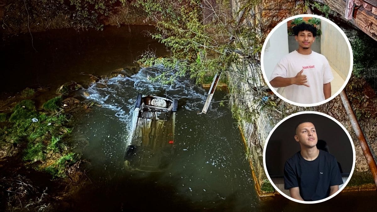 Jovens morrem após carro despencar de ponte e cair em rio em SC