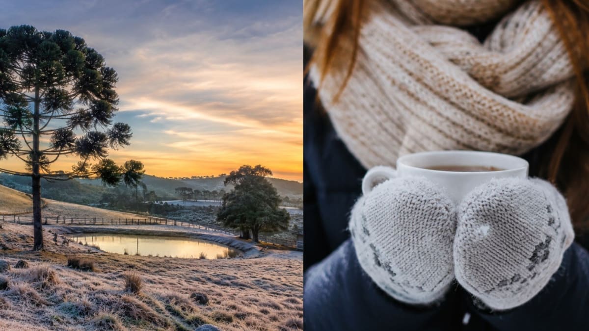Frio intenso e ventos fortes marcam início da semana em Santa Catarina