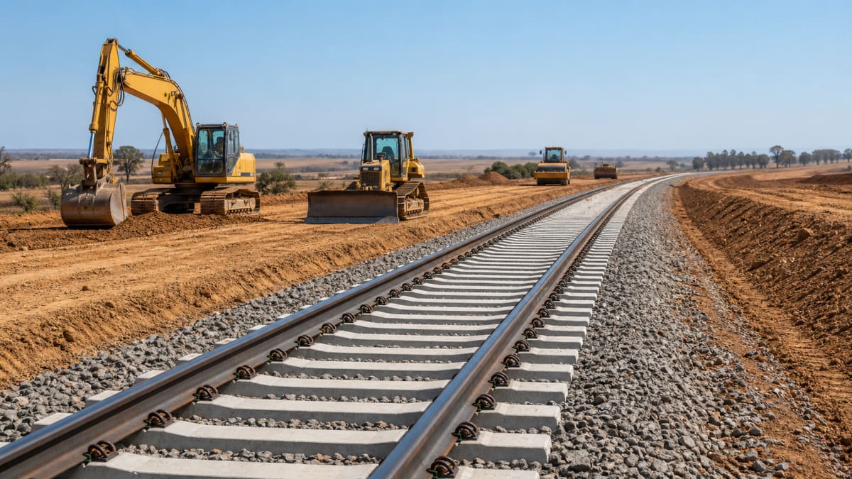 Ferrovia de Integração Centro-Oeste inicia instalação de trilhos na fase seca