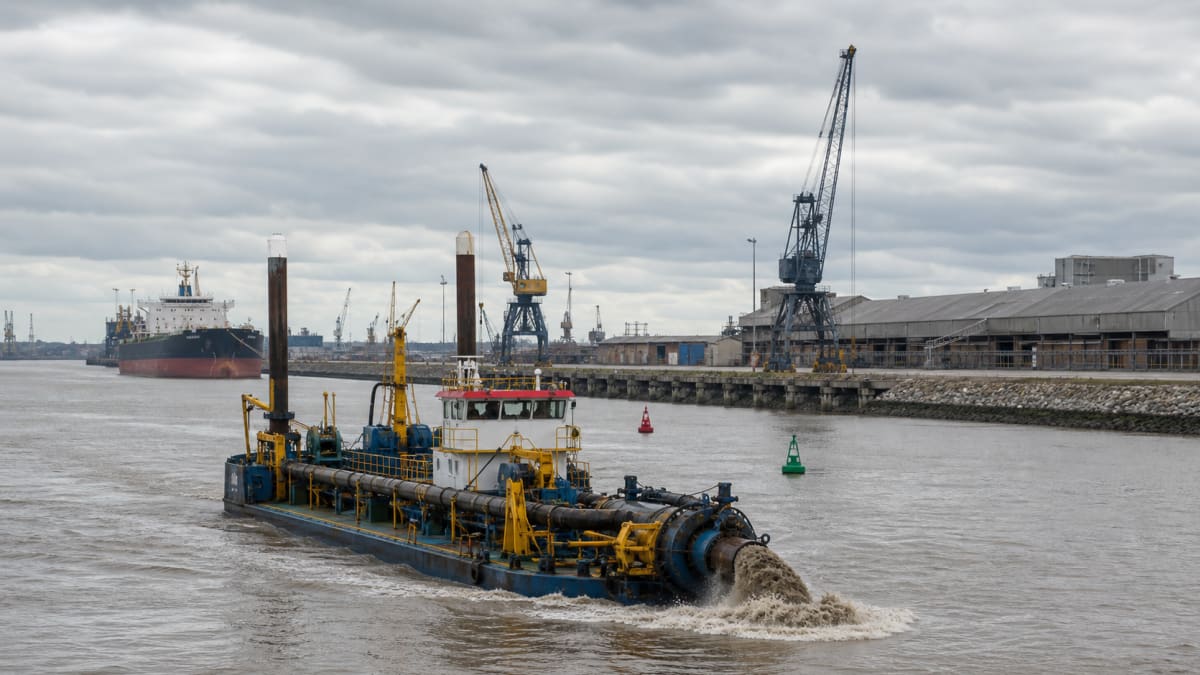 Portos do Paraná inicia dragagem de manutenção no Canal de Paranaguá