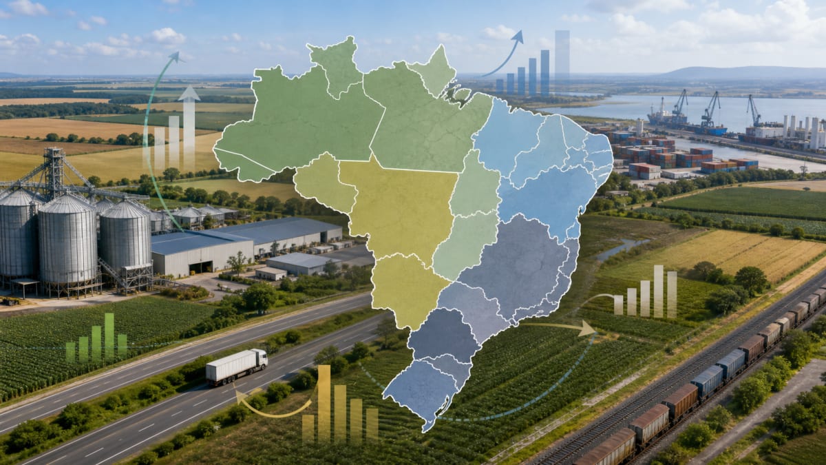 Atividade econômica recua em três regiões do Brasil em março, com destaque para crescimento no Centro-Oeste