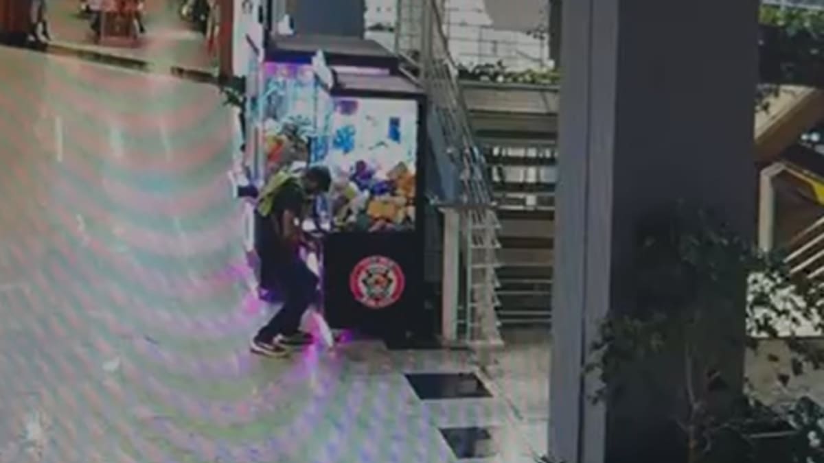 Homem é preso em flagrante por furtar dinheiro de máquinas em shopping de Vila Velha