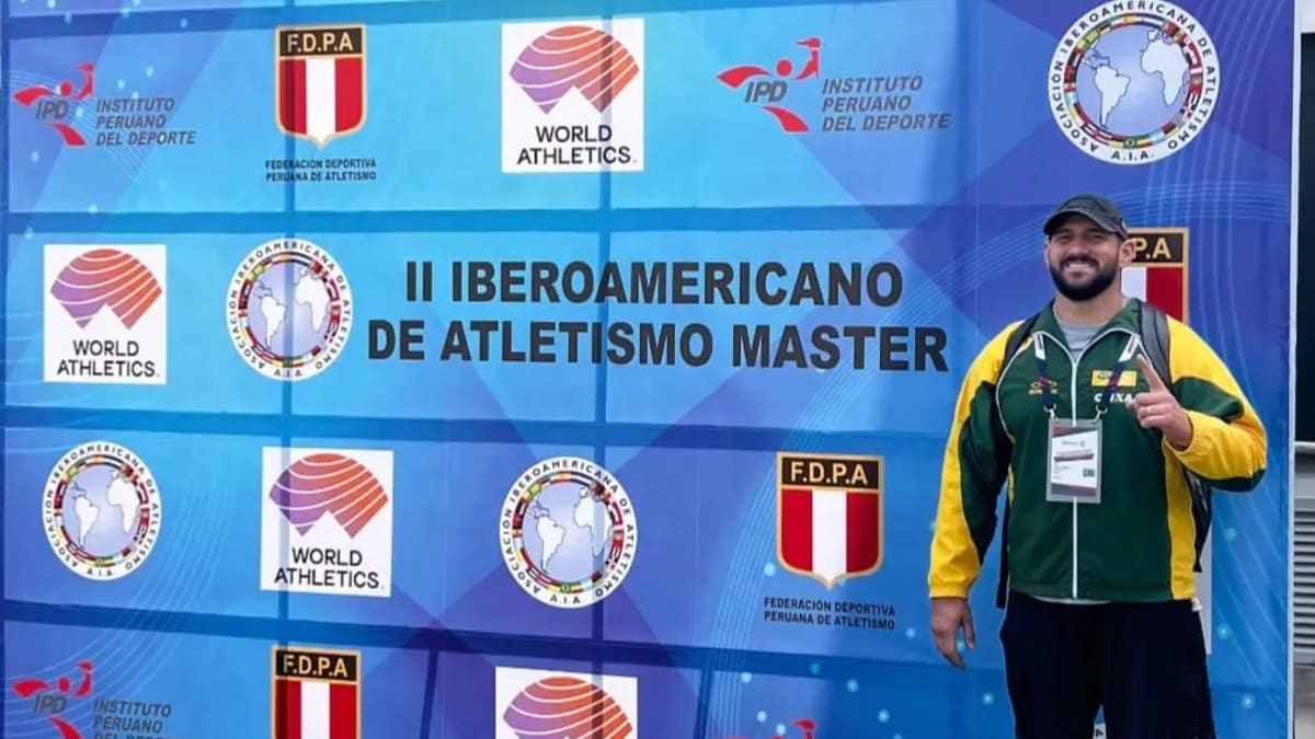 Atleta de São Miguel do Araguaia representa Brasil no Campeonato Ibero-Americano de Atletismo Master