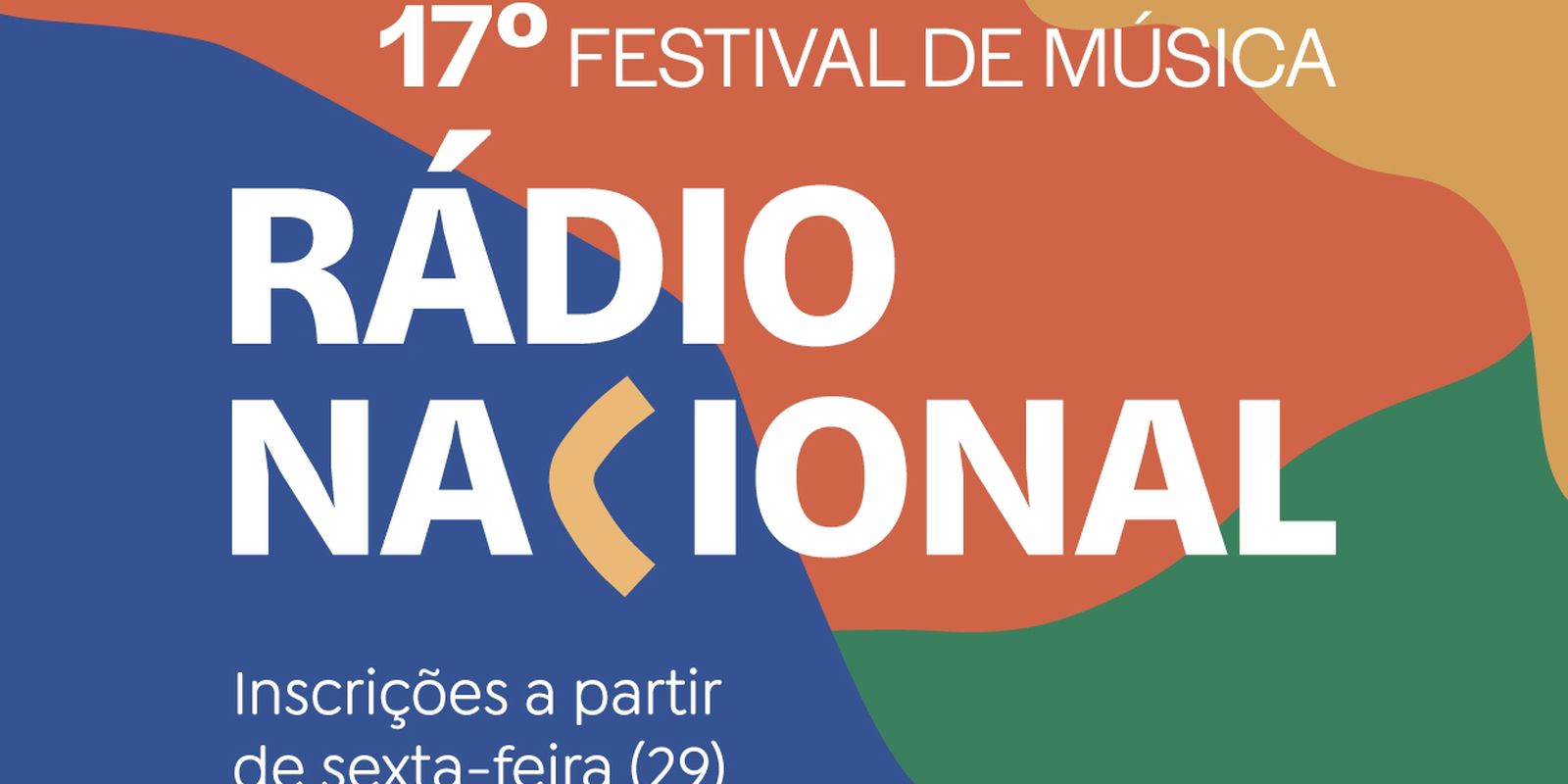 Inscrições abertas para o 17º Festival de Música Rádio Nacional 2026