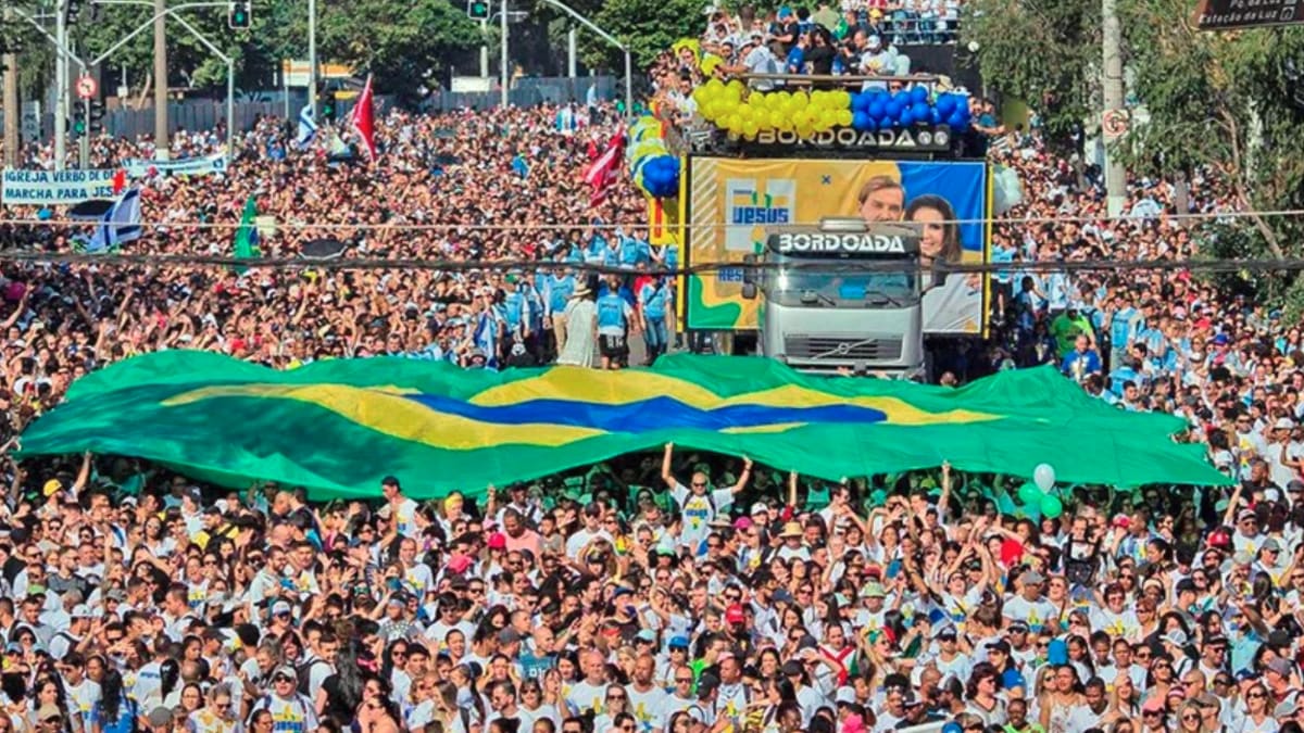 Centro do Rio recebe 19ª Marcha para Jesus com programação gospel e esquema especial de trânsito