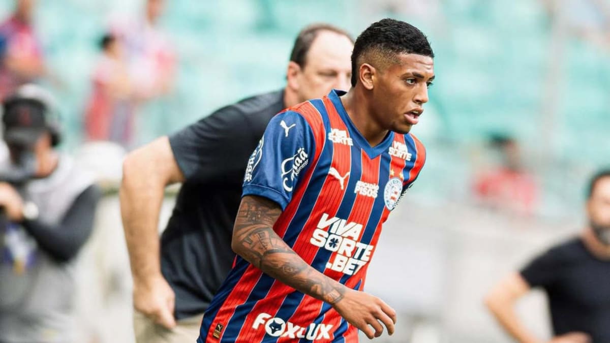 Atacante Kauê Furquim volta a treinar com Bahia após destaque na Seleção Sub-17