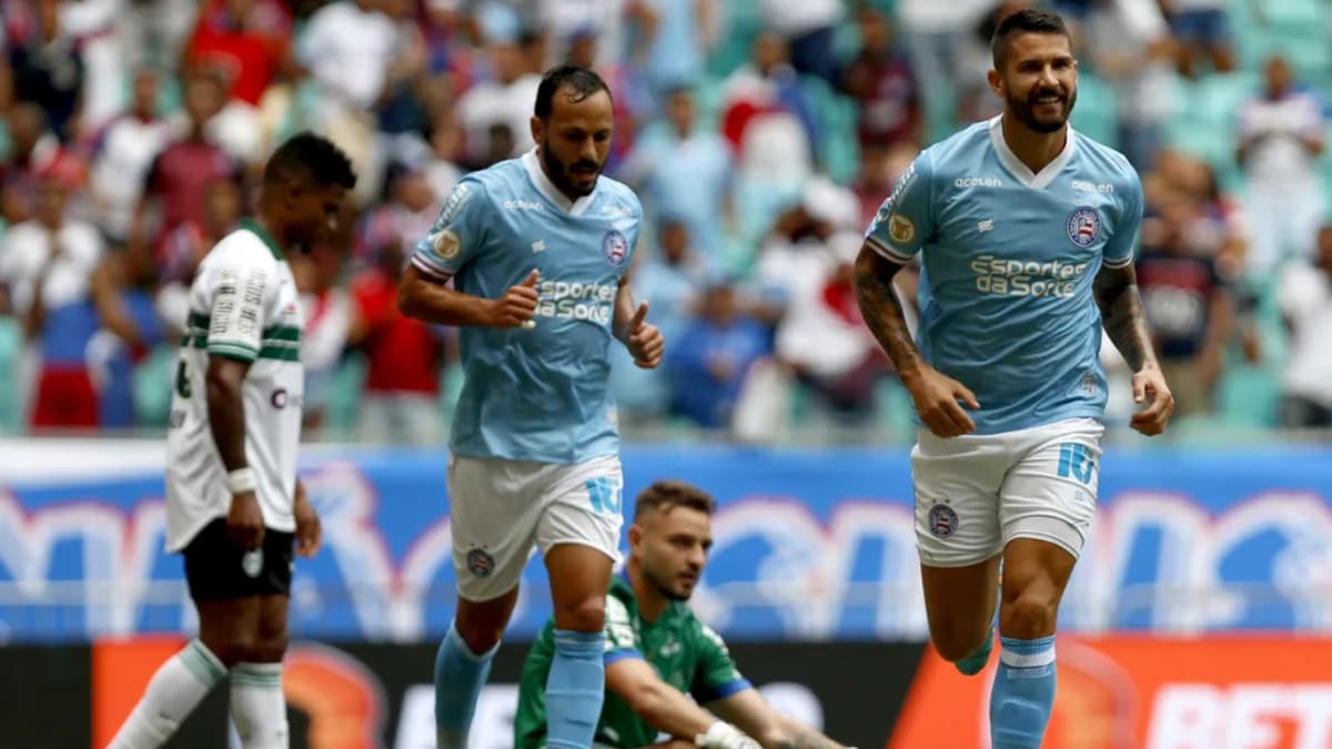 Bahia enfrenta Coritiba em duelo direto na 7ª posição do Brasileirão