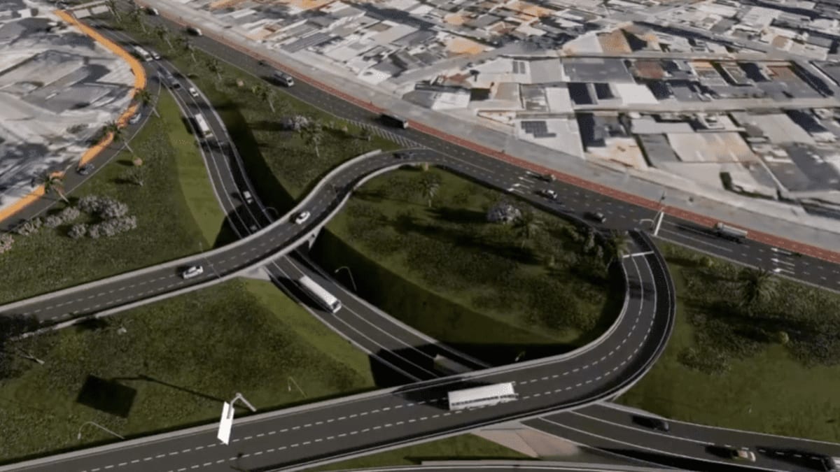 Desvios provisórios começam na Avenida Mário Gurgel para obras do novo viaduto em Cariacica