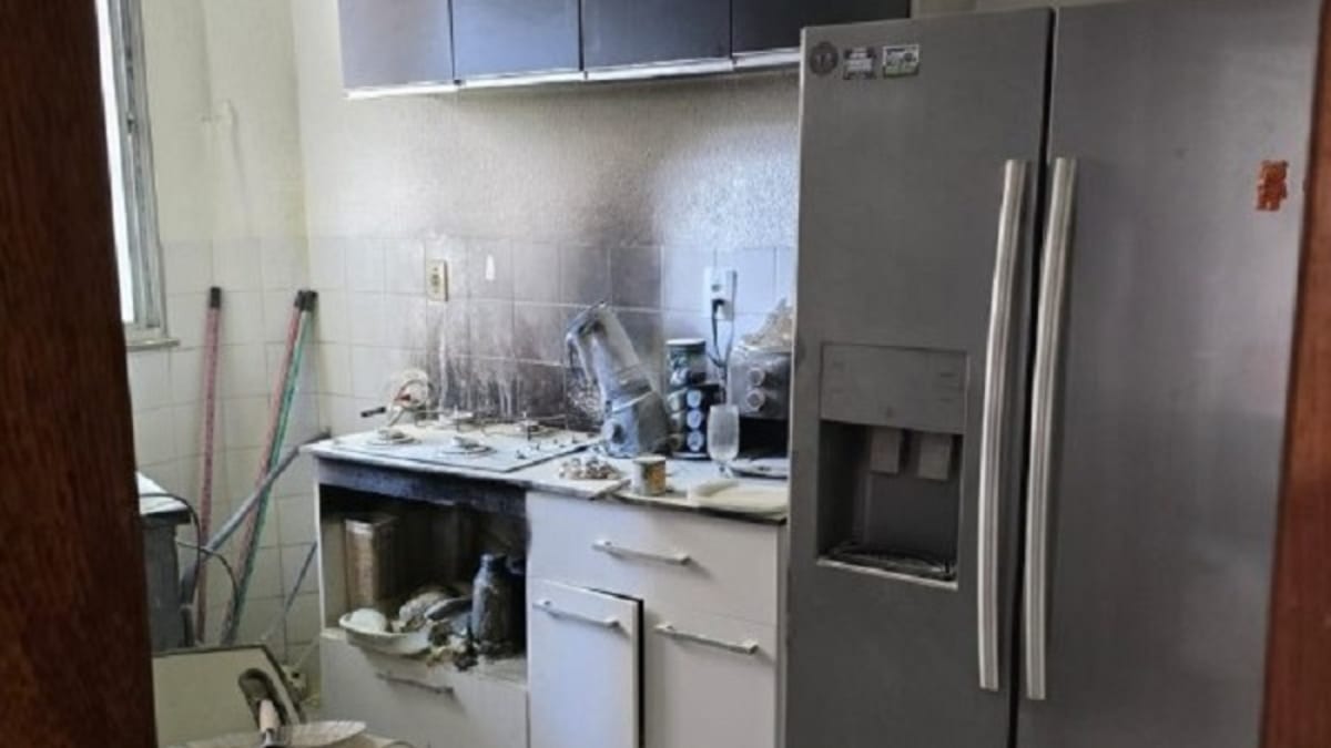 Incêndio em apartamento no bairro Duquesa, em Santa Luzia, deixa mulher ferida