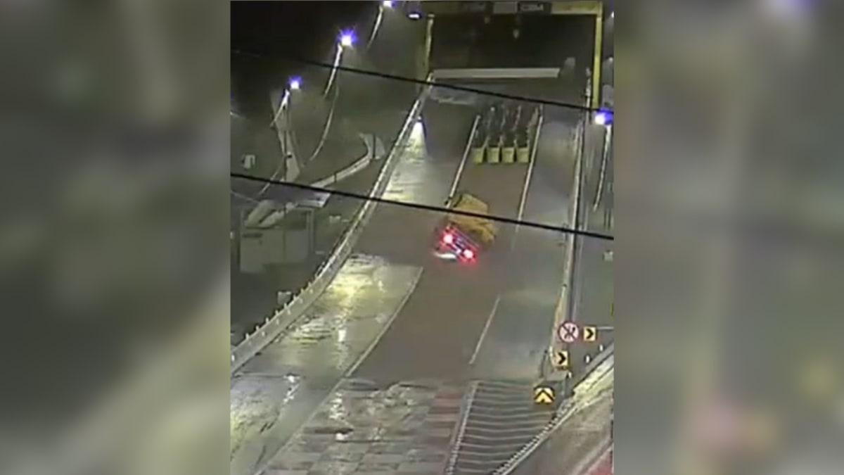 Motorista evita acidente grave ao usar área de escape na Serra do Mar, BR-376
