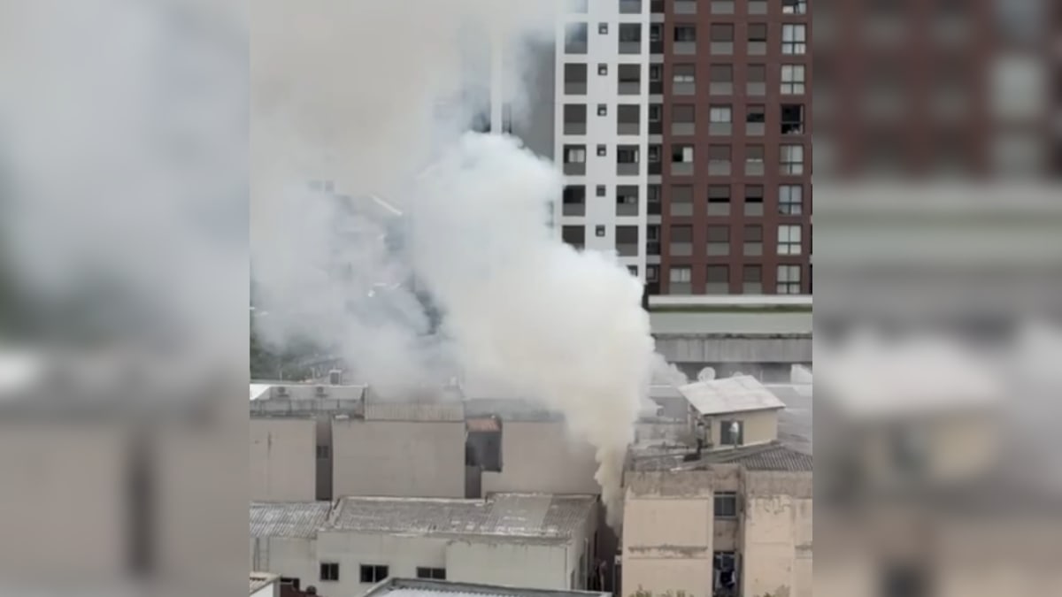 Incêndio em apartamento mobiliza bombeiros e resgata moradores em Balneário Camboriú