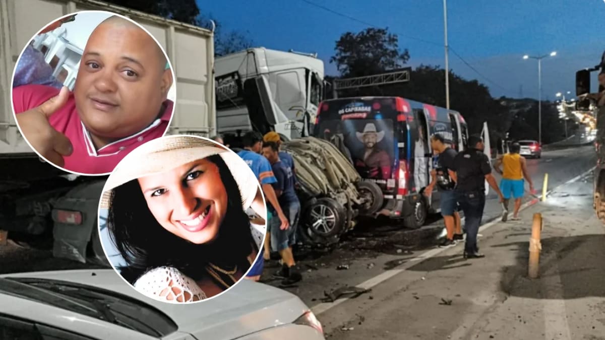 Motorista de carreta é preso após engavetamento fatal na BR-101 em Nova Brasília