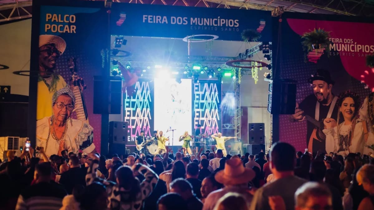 Feira dos Municípios reúne cultura, gastronomia e shows no Espírito Santo a partir de quinta-feira