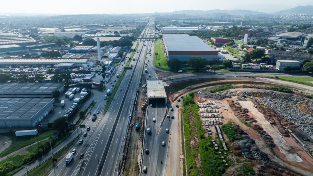 Obras de ampliação da Rodovia Presidente Dutra avançam no trecho fluminense