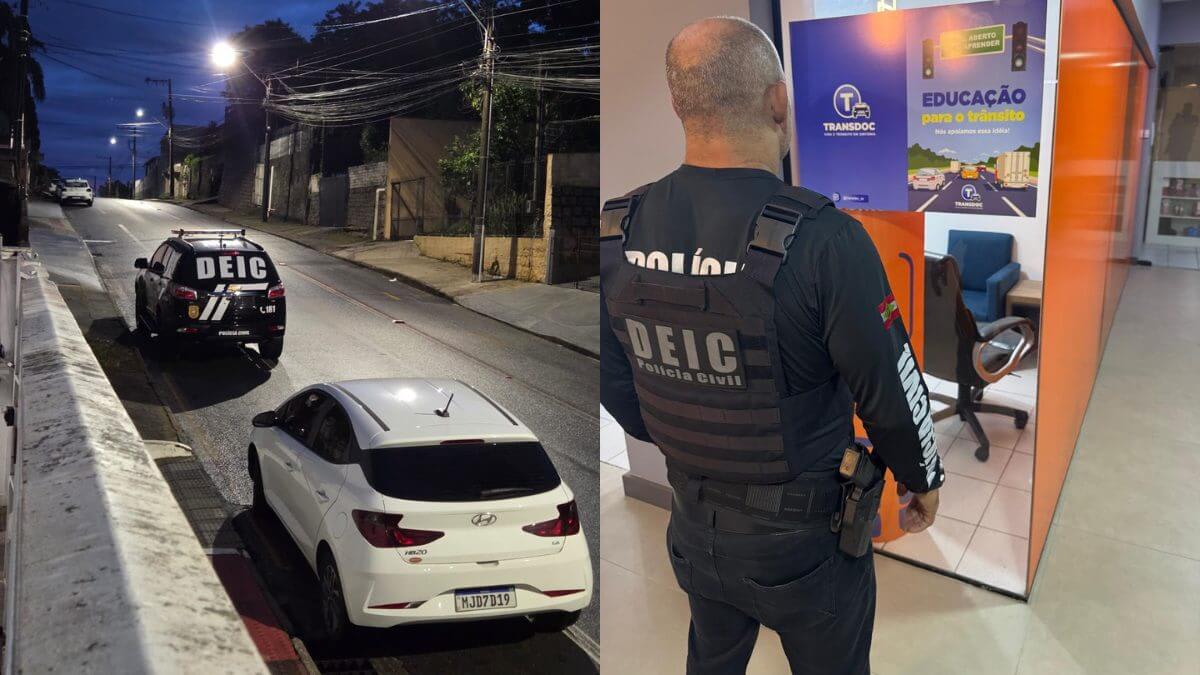 Polícia Civil realiza operação em seis cidades de Santa Catarina e no Paraná para apreensão de documentos e dispositivos eletrônicos