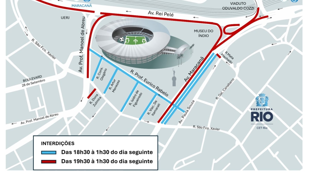 CET-Rio monta operação especial para jogo entre Fluminense e Deportivo La Guaira no Maracanã