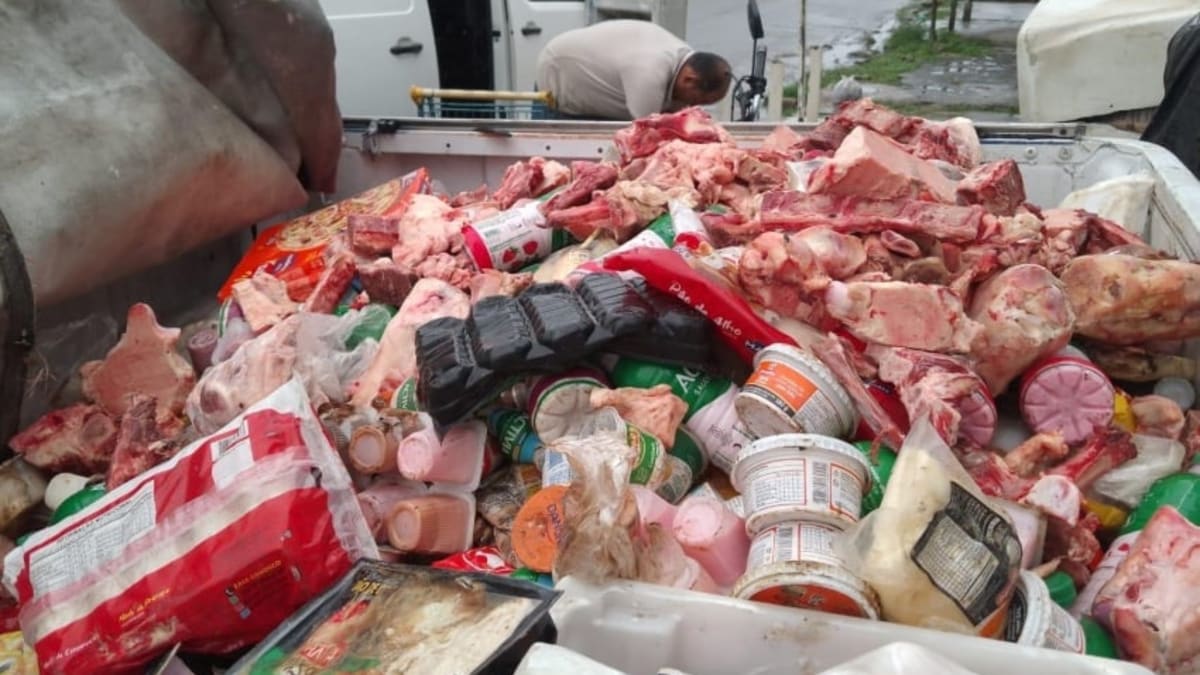 Mais de 800 kg de alimentos impróprios são apreendidos em três estabelecimentos durante fiscalização sanitária
