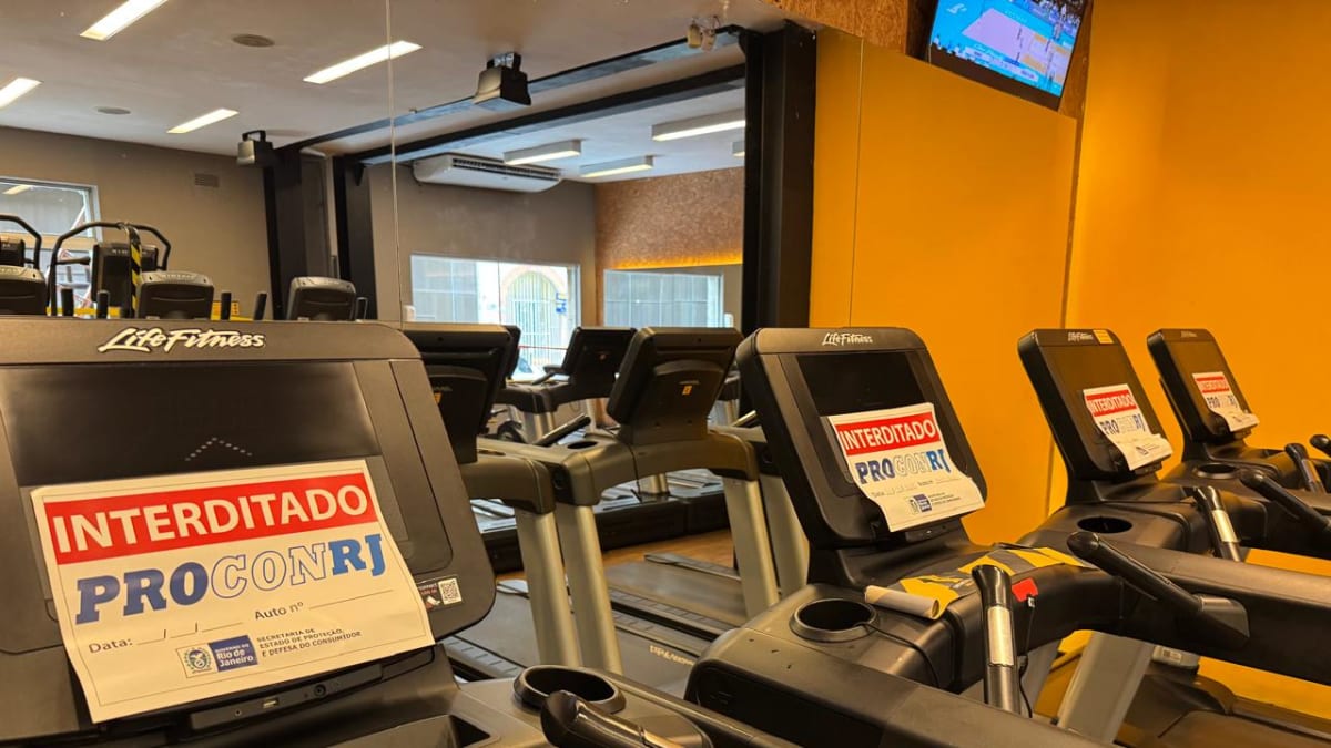 Academia Bio Ritmo em Copacabana segue interditada por irregularidades