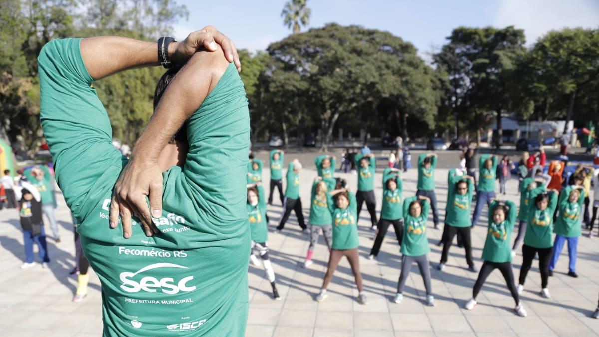 Sesc promove Dia do Desafio com atividades físicas e integração em diversas localidades de Planalto