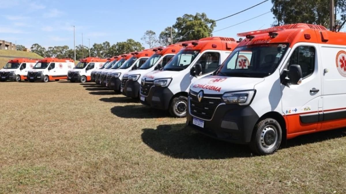 Samu assume operação de atendimento de urgência em município com 11 ambulâncias e apoio aéreo