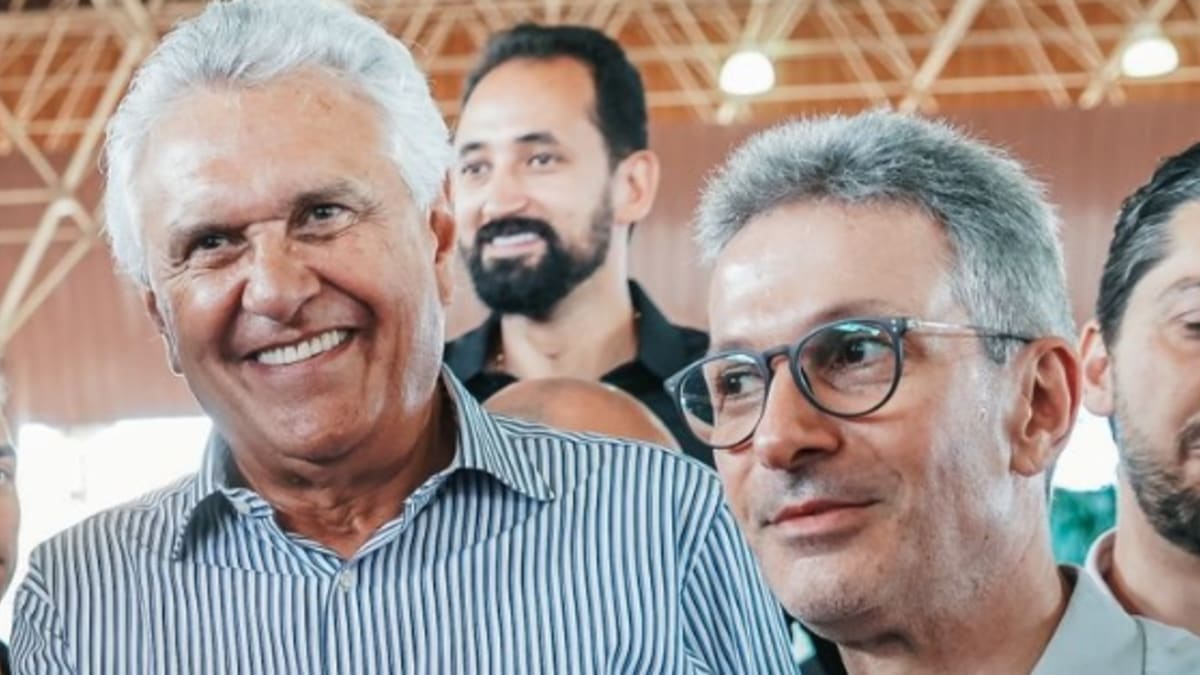 Ronaldo Caiado recebe Romeu Zema para discutir cenário eleitoral e possível aliança