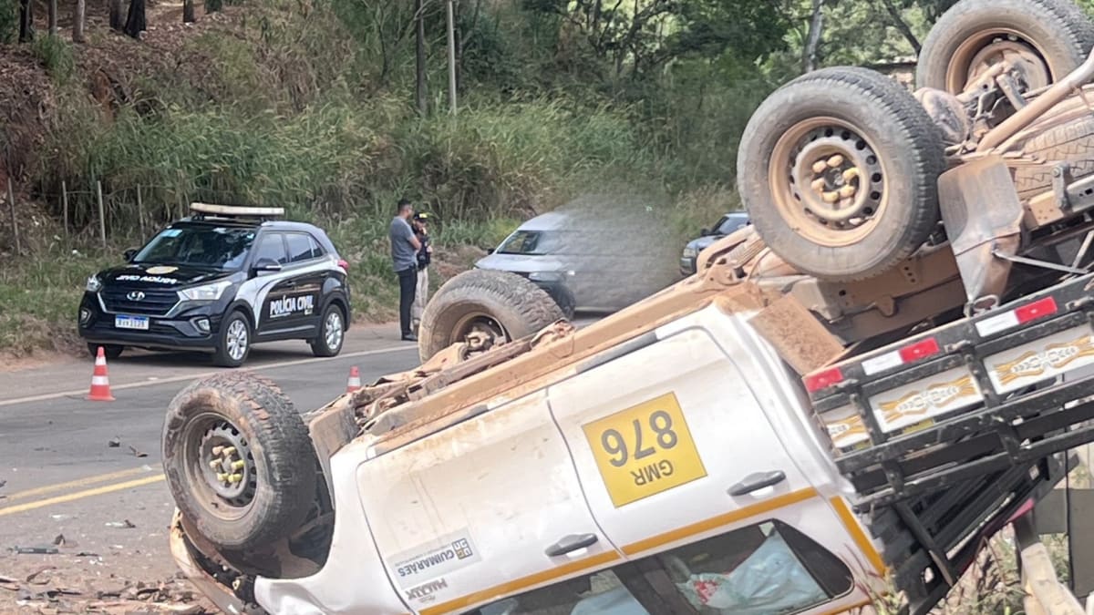 Acidente na BR-262 em Abre Campo deixa um morto e dois feridos