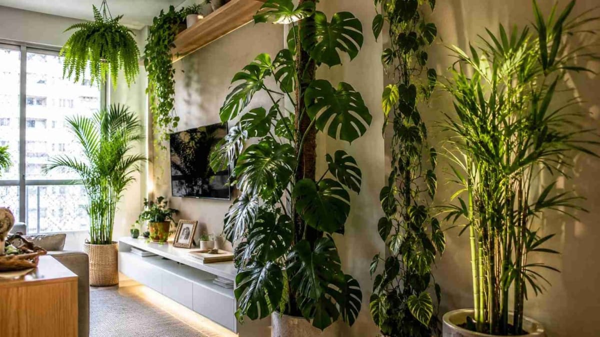 Plantas verticais transformam ambientes pequenos em apartamentos urbanos