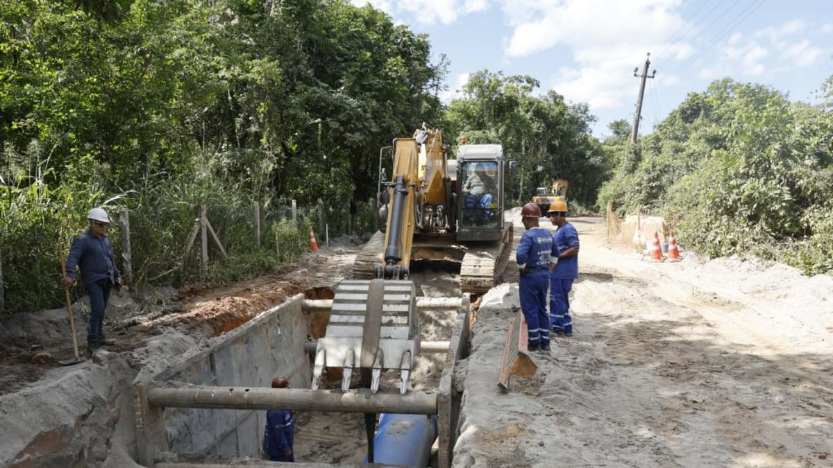 Cedae inicia obras da nova Estação de Tratamento de Água Rio D'Ouro em Nova Iguaçu