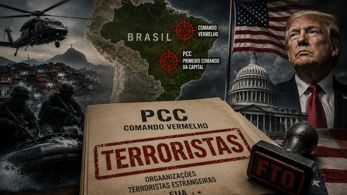 EUA classificam PCC e Comando Vermelho como organizações terroristas estrangeiras, gerando preocupação no Brasil